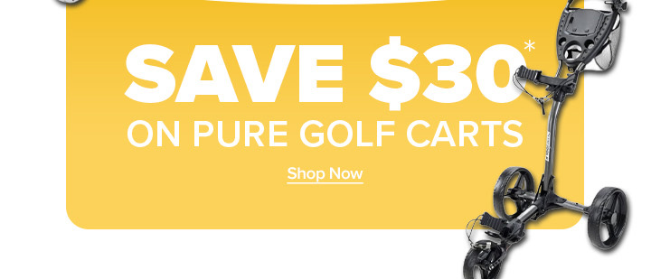 Save $30 on Pure Golf Carts