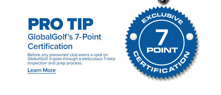 GlobalGolf's 7-Point Certification