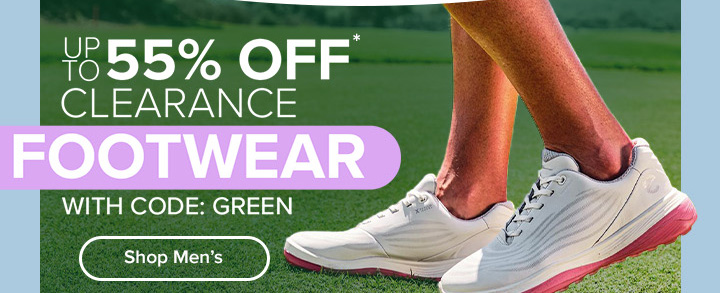 Up To 55% Off Clearance Footwear with Code: GREEN