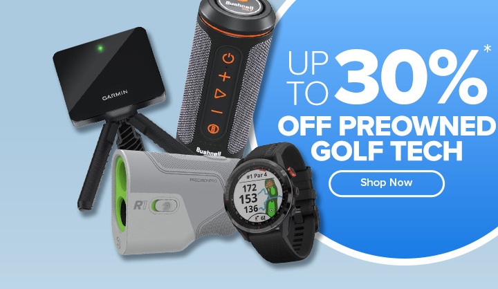 Up To 30% Off Preowned Golf Tech