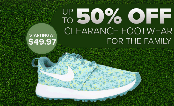 Clearance Shoes starting at $49.97