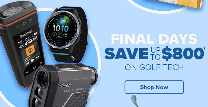 Save Up to $800 on Golf Tech