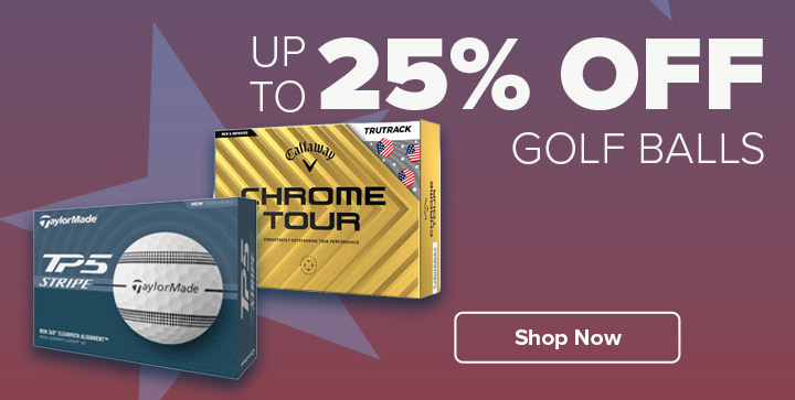 Up to 25% off Select Golf Balls