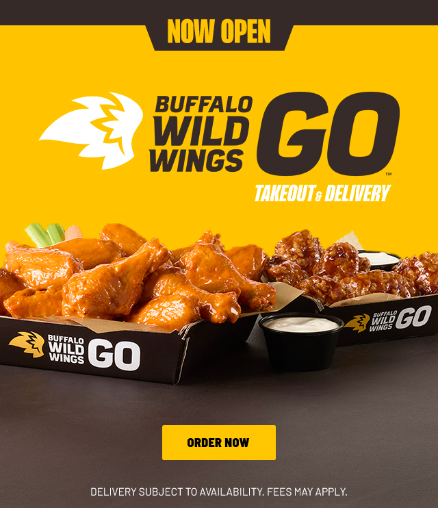 Buffalo Wild Wings GO is open!