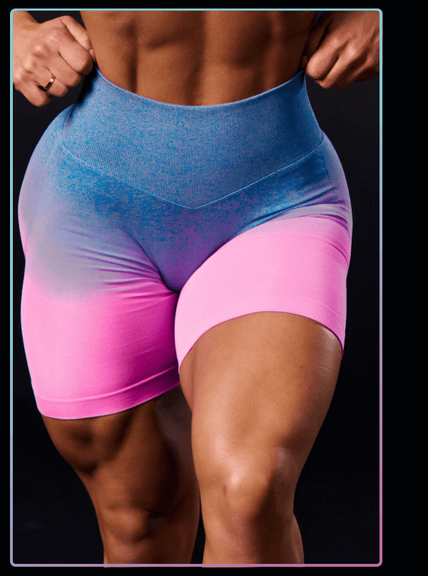 Miracle Seamless Short 6" - Ultraviolet Ombre