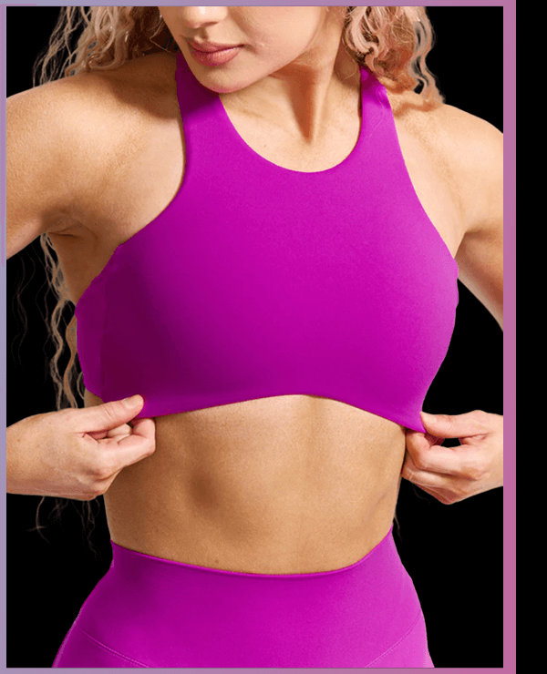 Curve Sports Bra - Grape Juice