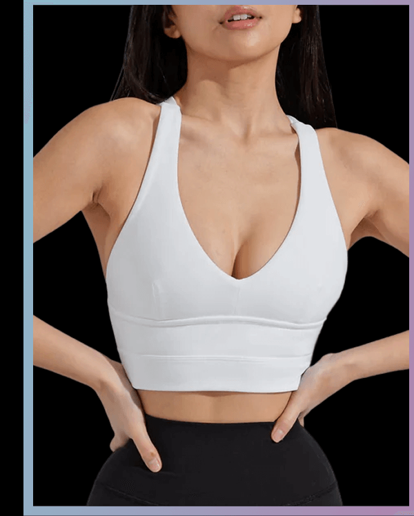 Alpha Sports Bra - White