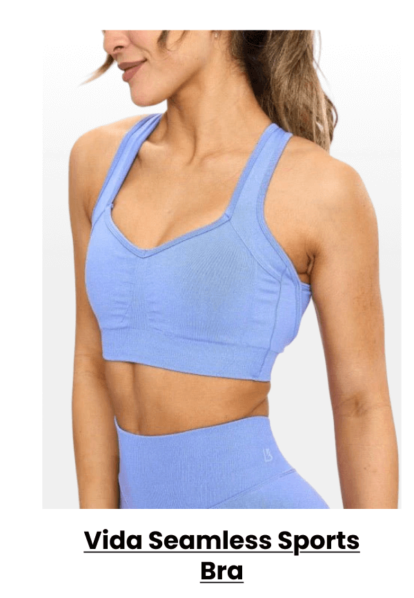 Vida Seamless Sports Bra - Azul