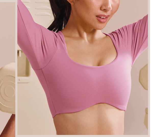 Long Sleeve Curve Crop