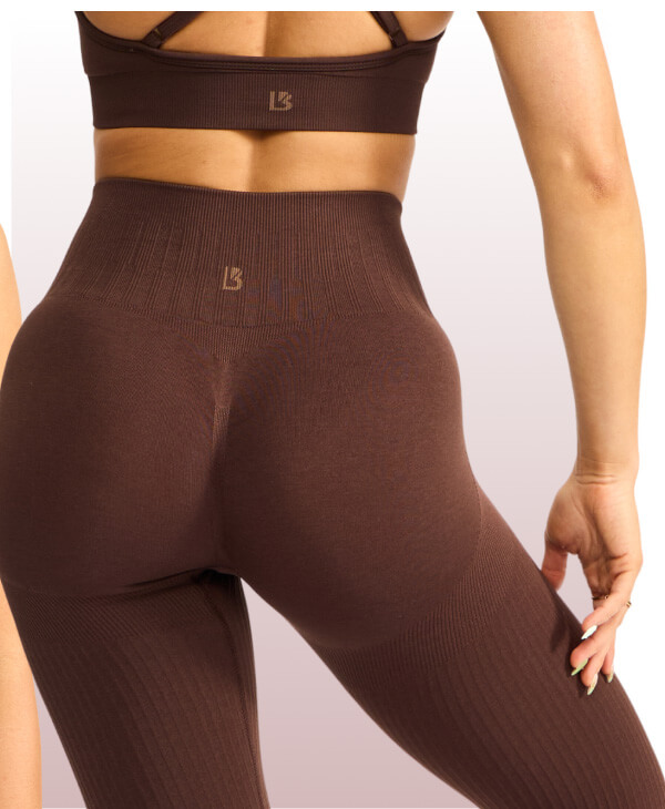 Waterfall Seamless Legging in Truffle