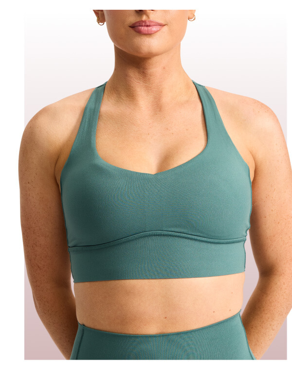Collagen Sports Bra in Heiress Ivy