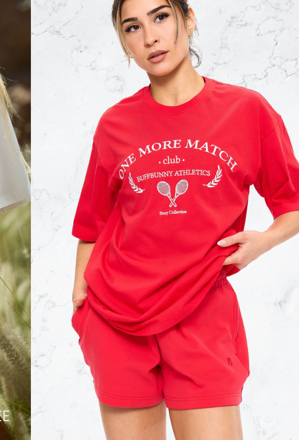  Red Match Short Sleeve Tee