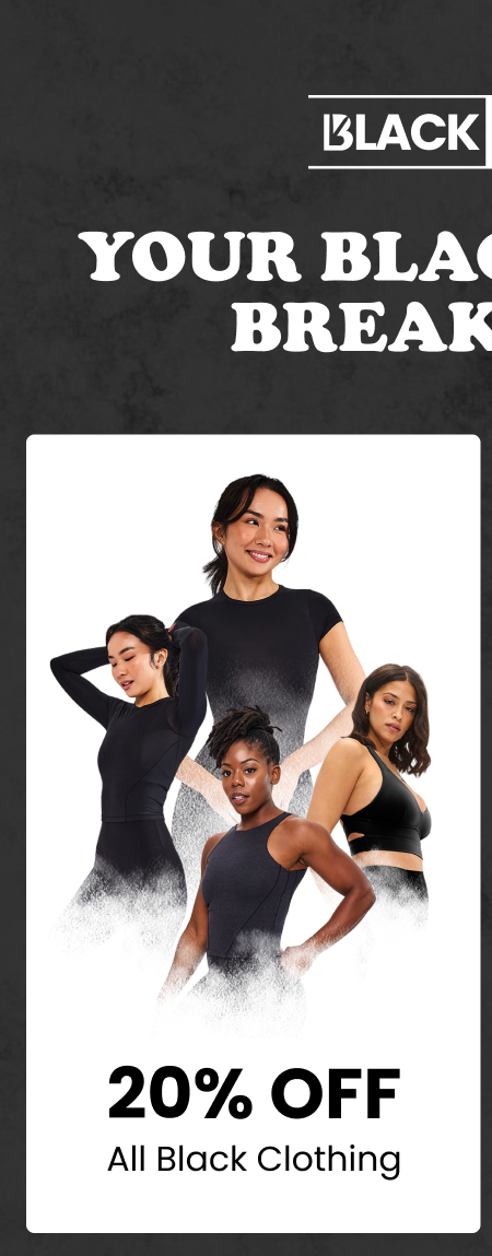 20% Off all Black Clothing
