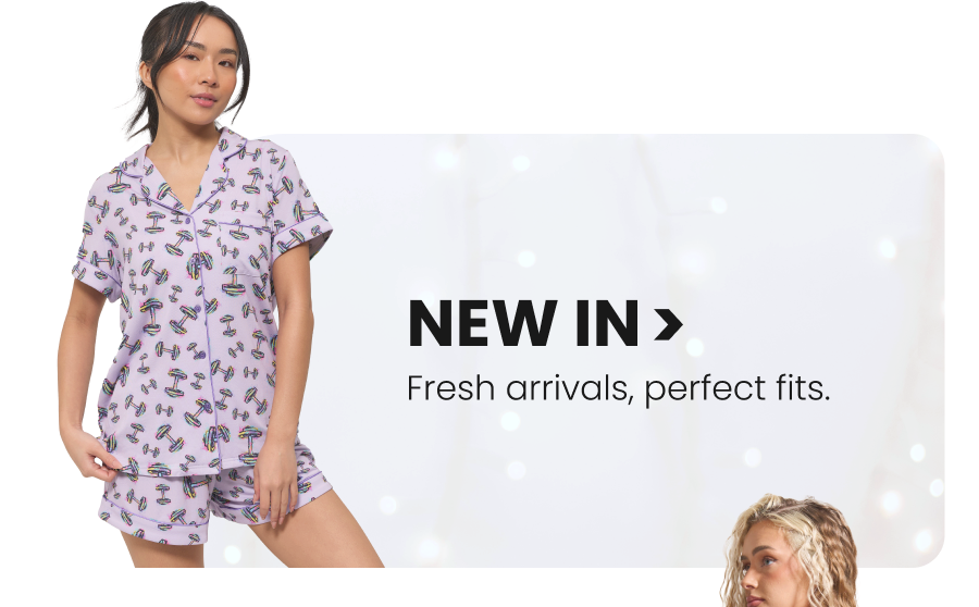 New In Fresh arrivals, perfect fits. CTA: [SHOP NEW]