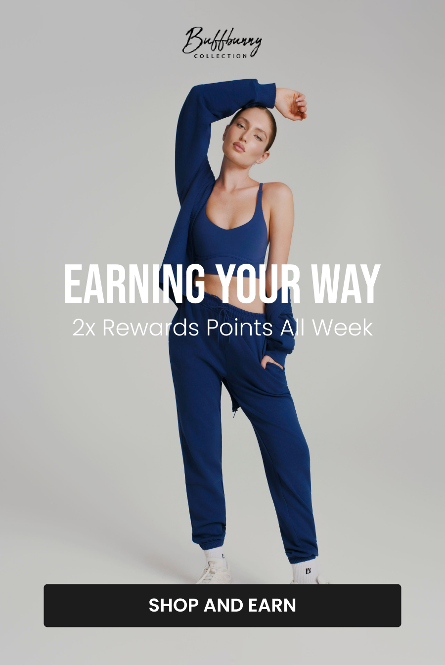 Earning Your Way 2x Rewards Points All Week CTA: [SHOP AND EARN]