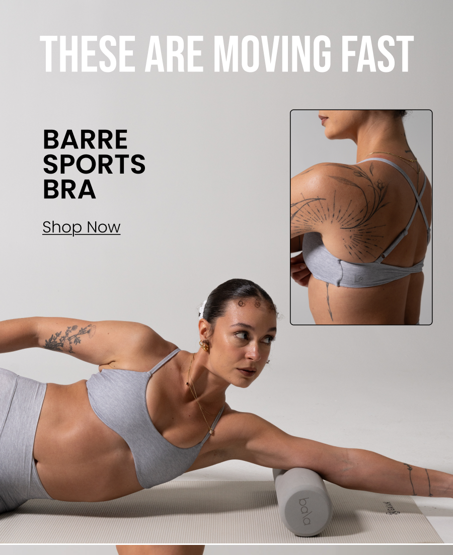 These Are Moving Fast Barre Sports Bra CTA: [SHOP BARRE SPORTS BRA]