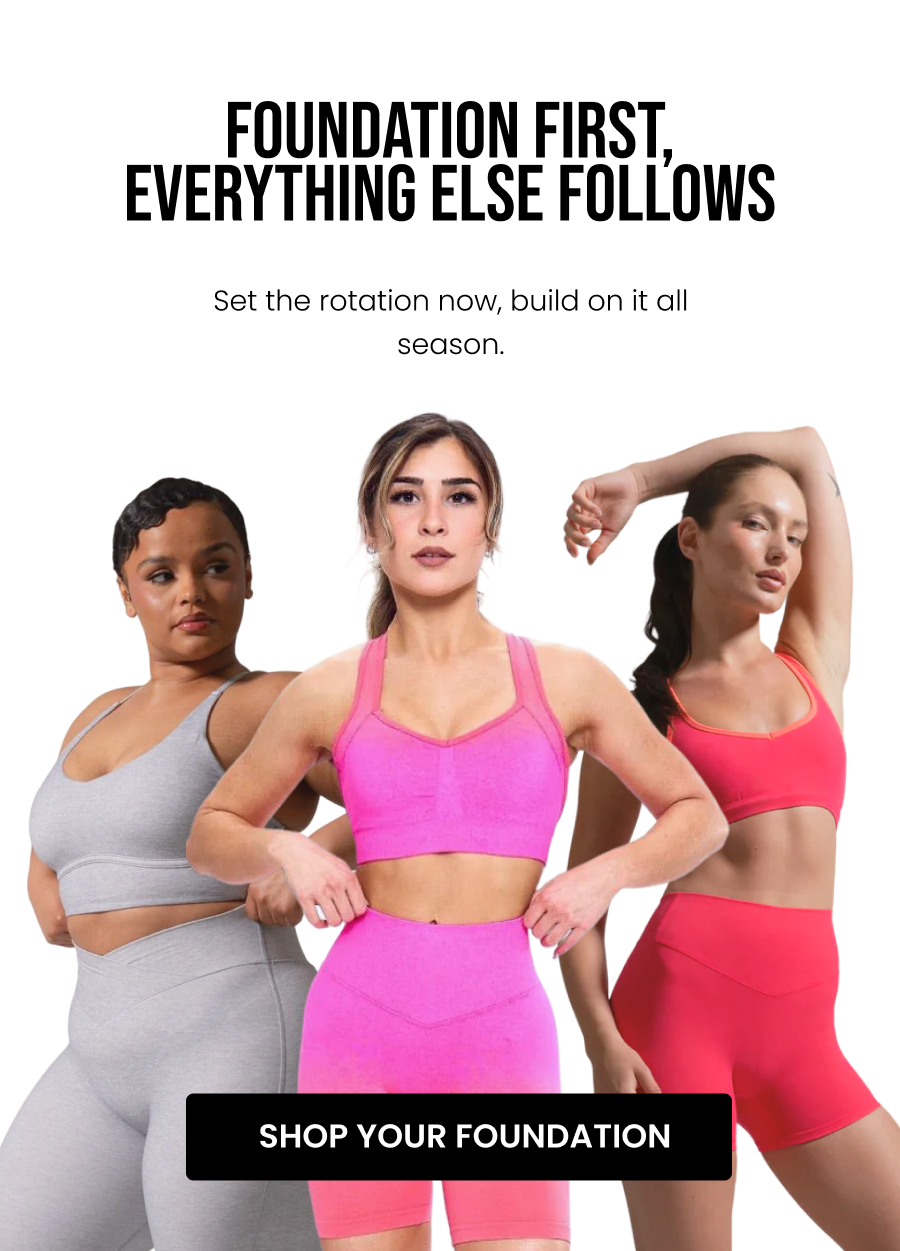 Foundation First, Everything Else Follows Set the rotation now, build on it all season. CTA: [SHOP YOUR FOUNDATION]