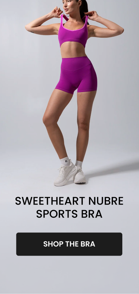 Sweetheart NuBre Sports Bra CTA: [SHOP SWEETHEART]