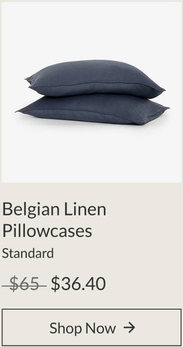 Belgian Linen Pillowcases