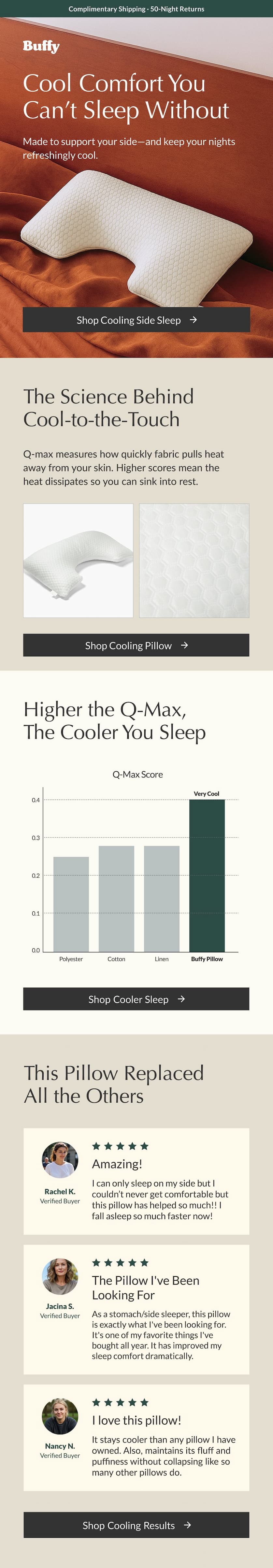 Shop Cooling Side Sleep
