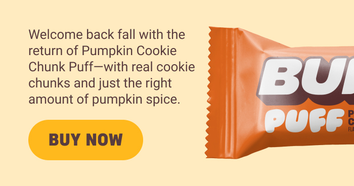 NEW Pumpkin Cookie Chunk Puff