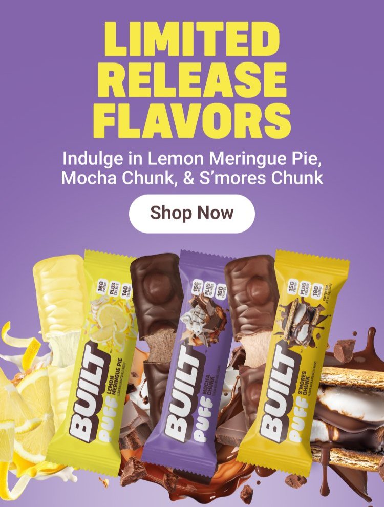 Mocha Chunk, Lemon Meringue Pie, & S'more are here!