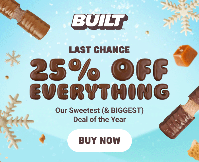 BUILT's black Friday sale is ending soon!