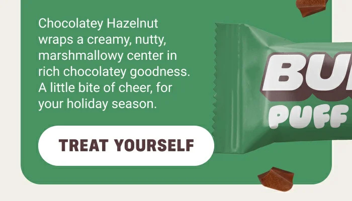 Creamy, nutty, marshmallowy center in rich chocolatey goodness. A little bit of cheer for your holiday season.