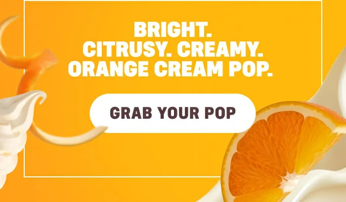 Order now, Orange Cream Pop Puff will sell out fast!