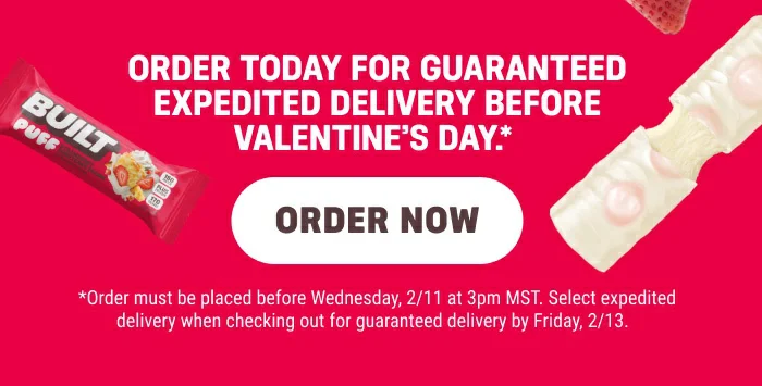 Order now for guaranteed expedited delivery before Valentine's Day!