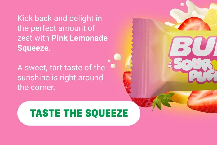 Kick back and delight in the perfect amount of zest with Pink Lemonade Squeeze. A sweet, tart taste of the sunshine is right around the corner.