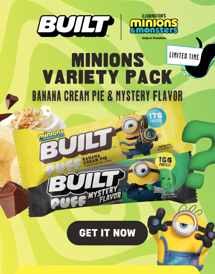 Minions Variety Pack, Banana Cream Pie and Mystery Flavor is available NOW!