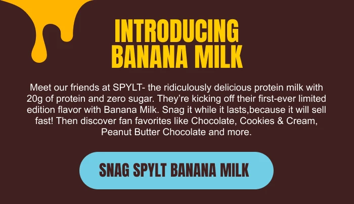 Introducing Banana Milk from SPYLT!