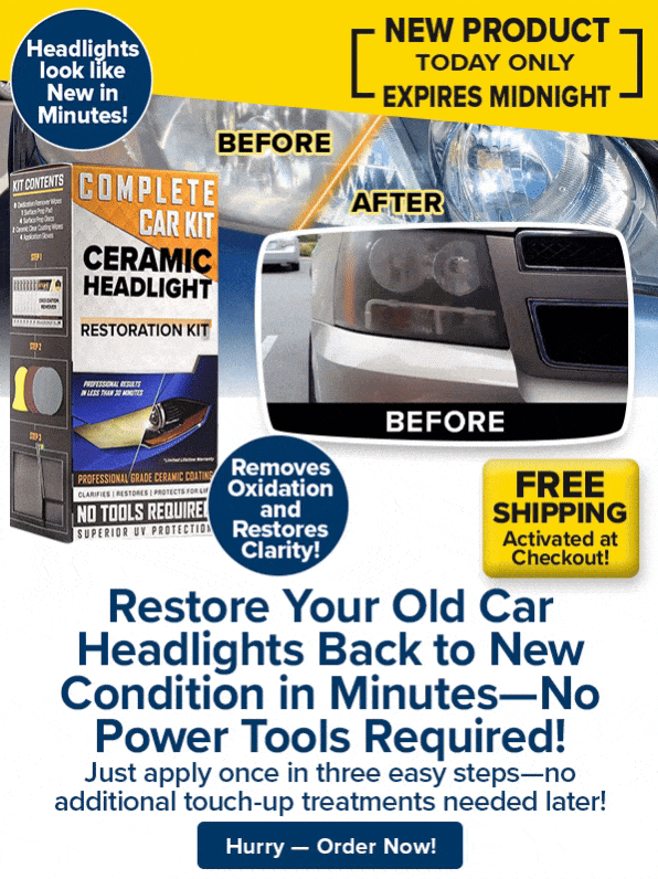Restore Your Car Headlights Back to New Condition in Minutes—No Power Tools Required!