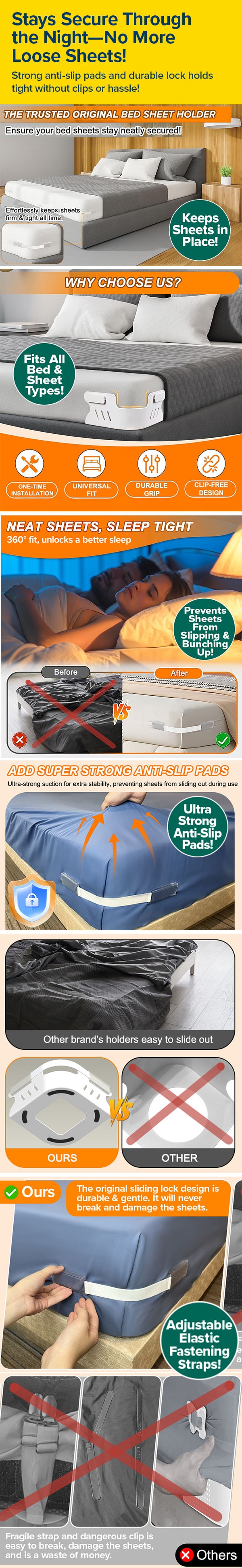 Stays Secure Through the Night—No More Loose Sheets!