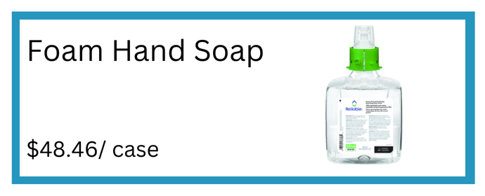 Reliable Brand Clear Luxury Foam System Hand Soap