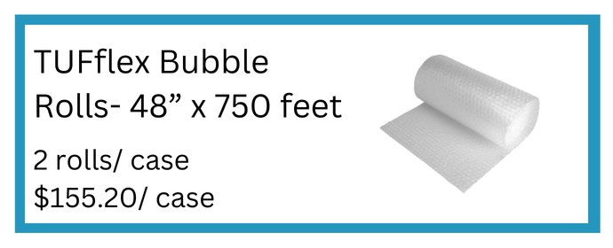 TUFflex Clear Cushioning Bubble Wrap