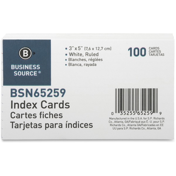 Image of Ruled Index Cards
