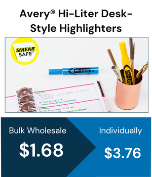 Avery® Hi-Liter Desk-Style Highlighters