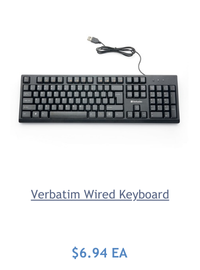 Verbatim Wired Keyboard