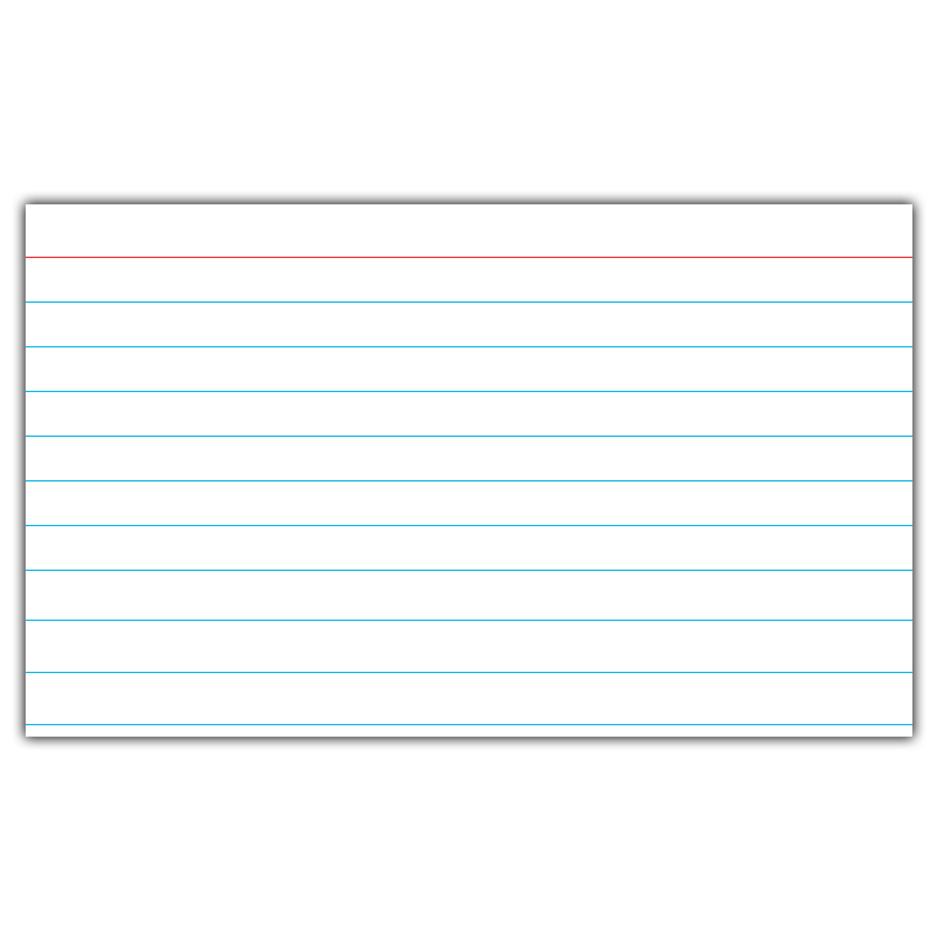 Image of index cards, 3" x 5"