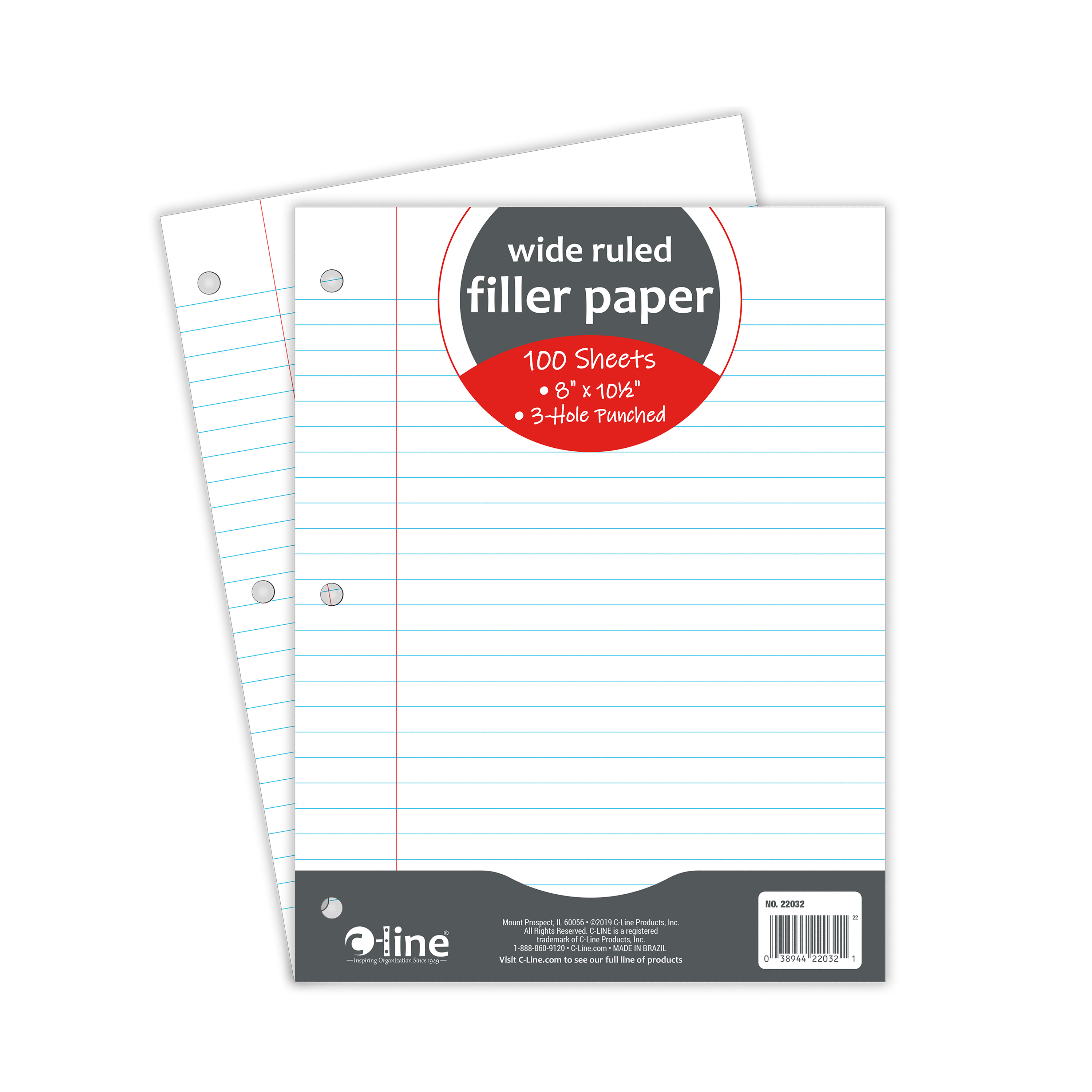 Image of wide rule filler paper