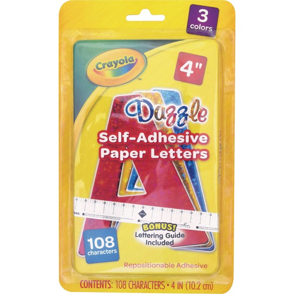 Image of Crayola self-adhesive paper letters