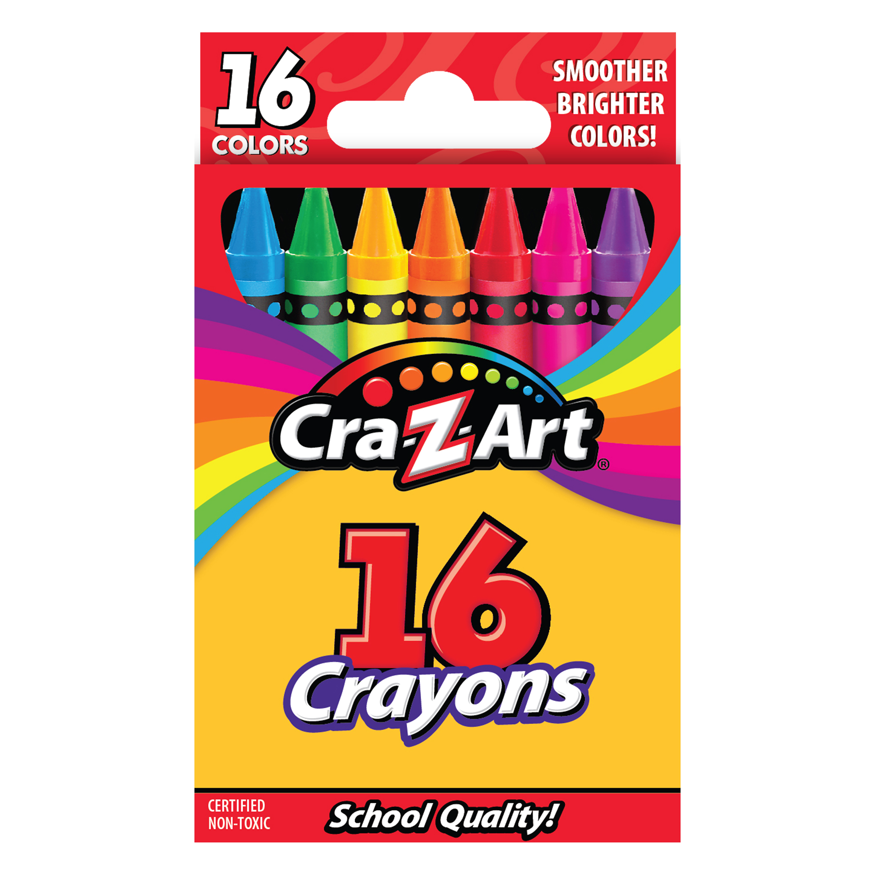 Image of Crayons Peggable Box 16ct