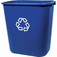 Image of Wholesale Waste Receptacles: Discounts on Rubbermaid Commercial Deskside Recycling Container RCP295673BE