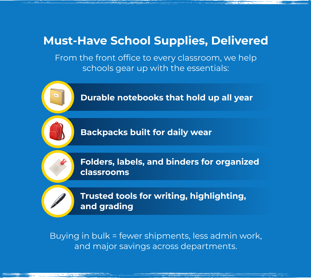 Must-Have School Supplies, Delivered