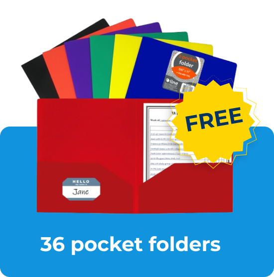 C-Line - Free 36 pocket folders