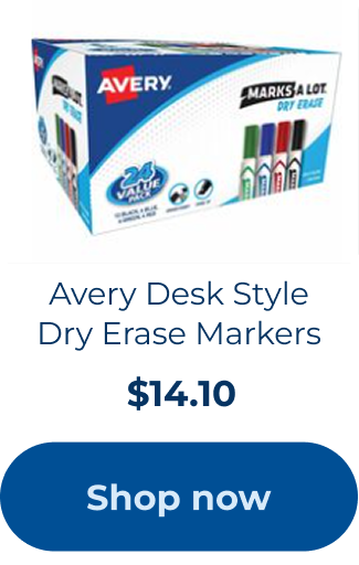 Avery Desk Style Dry Erase Markers