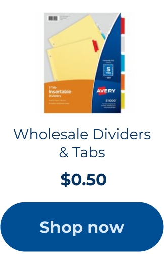 Wholesale Dividers & Tabs