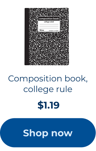 Composition book, collegge rule 